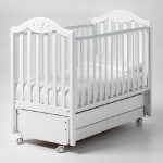 Baby Italia Didi детская кроватка-маятник (125х63 см.) со стразами