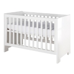 Europe Baby Brilliant white glossy детская кроватка (60х120 см)