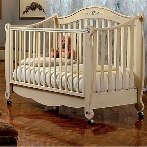 Pali Rigoletto Antic white кроватка детская 125х65 см