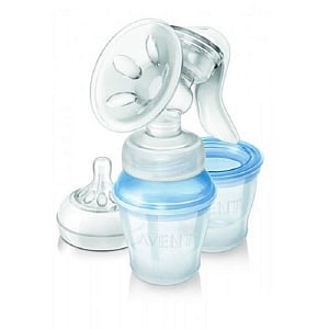 Philips Avent Ручной молокоотсос с контейнерами для хранения молока