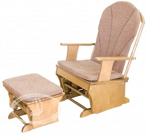 Красная Звезда кресло-качалка с подставкой для ног С 454